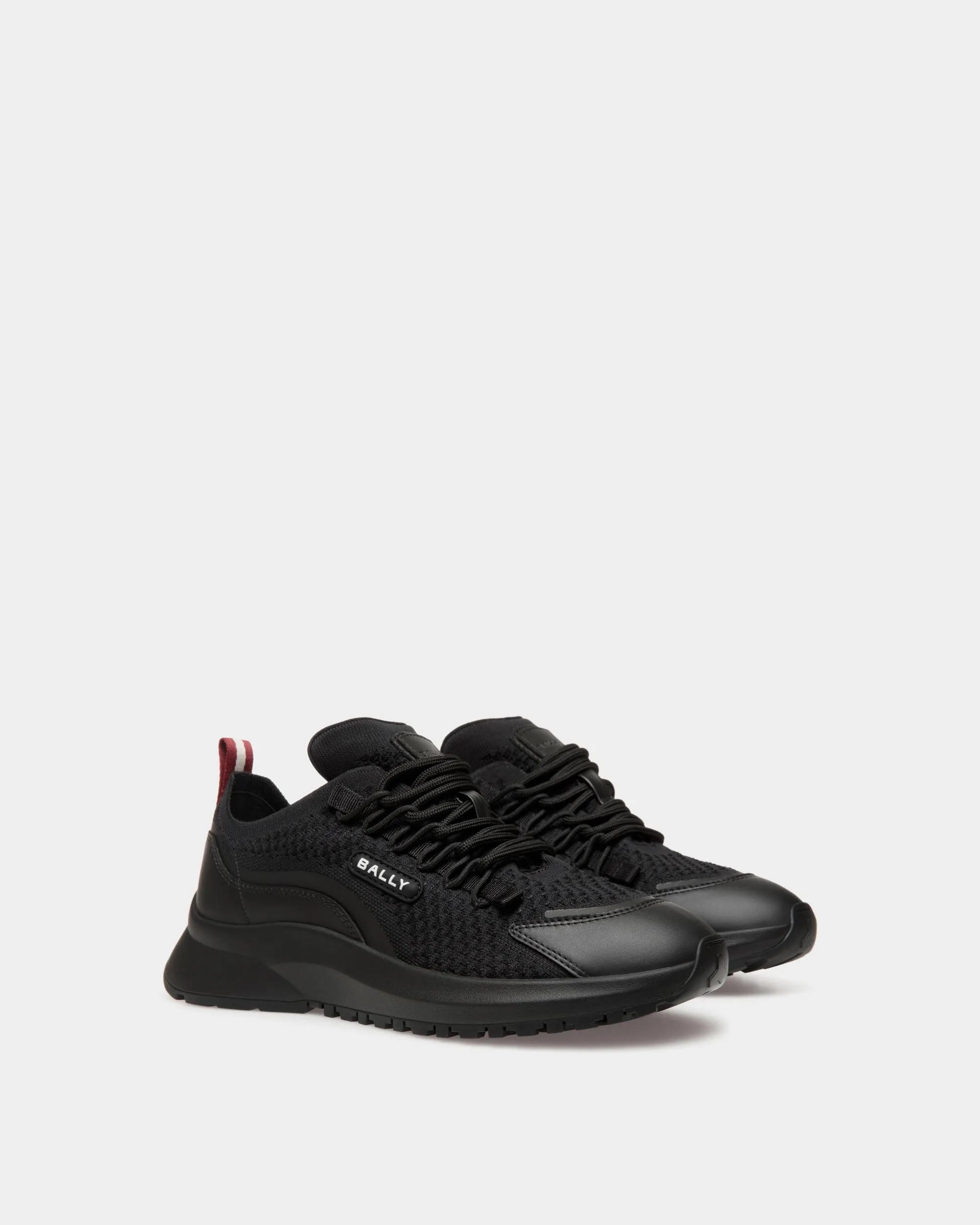 Outline Sneaker in Black Knit