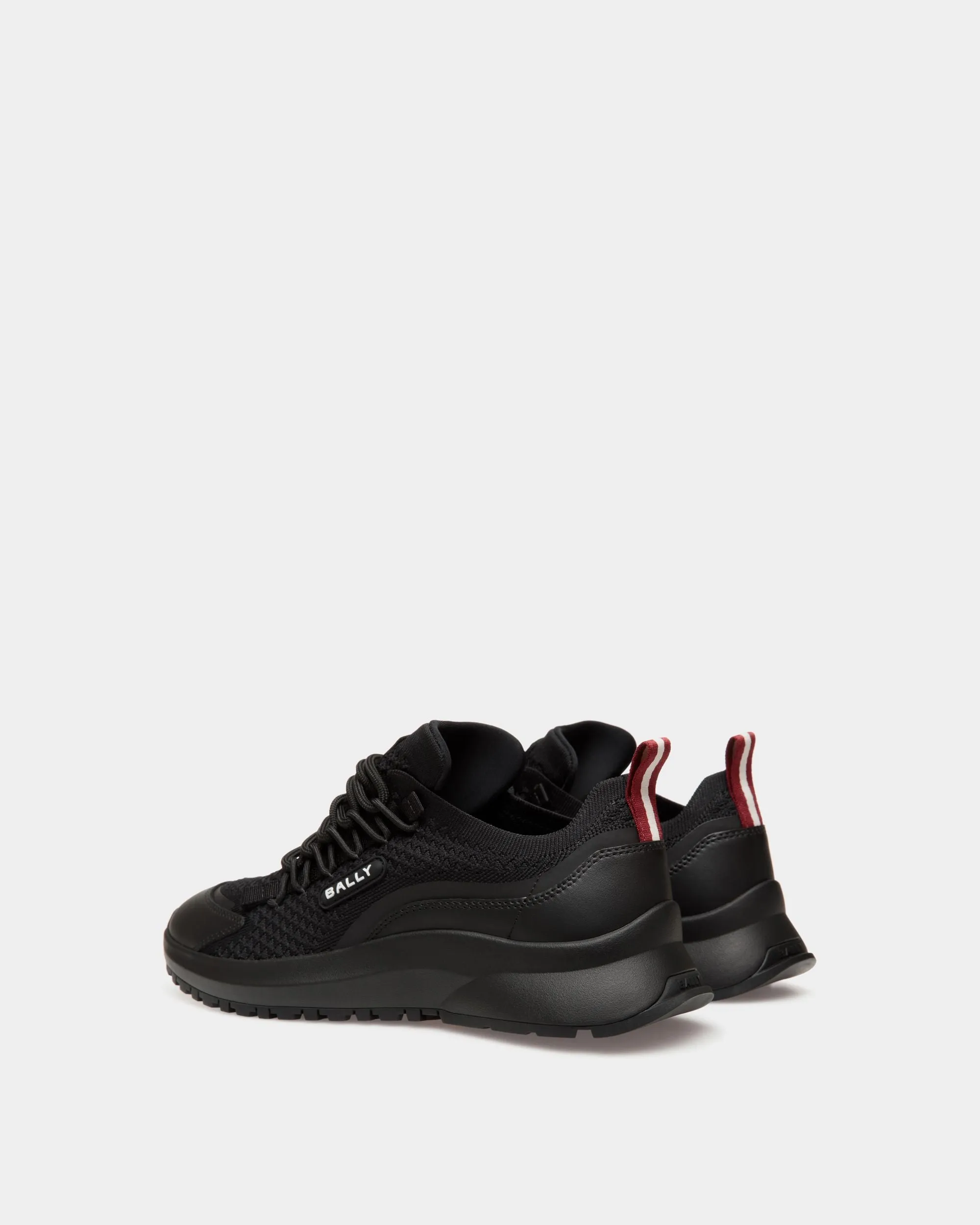 Outline Sneaker in Black Knit
