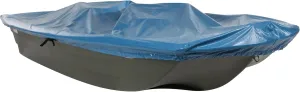 Pelican V- Hull Boat Cover, Heavy Duty Waterproof UV Resistant Marine Grade Polyester Fits Models BP10/BC10 - Fishing Boat Mooring Cover - PS0662, Blue
