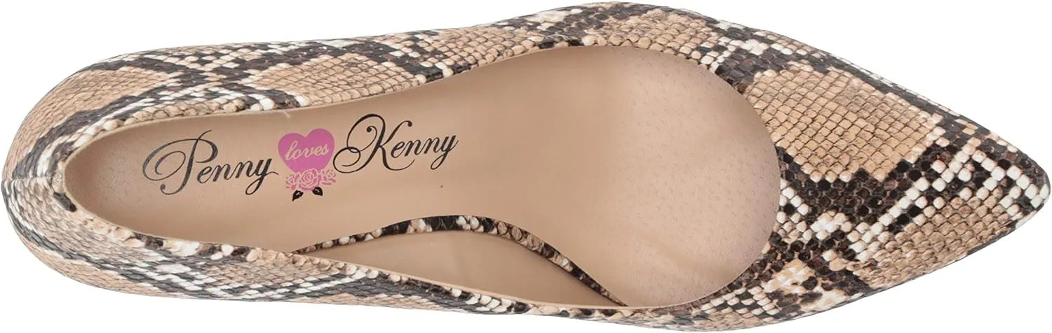 Penny Loves Kenny Women's Snake Print Pump