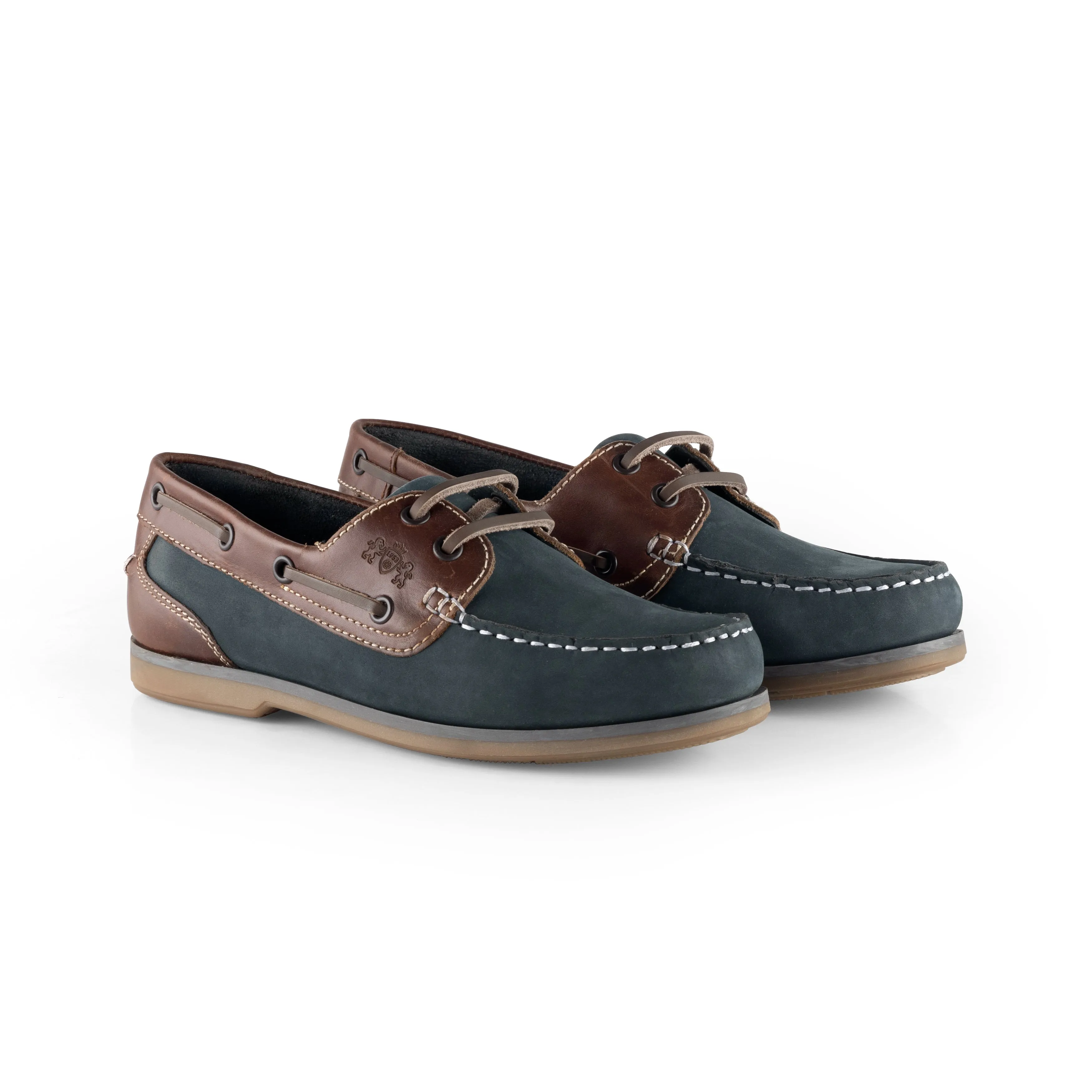 Pippa Women's Boat Shoes - NAVY BROWN