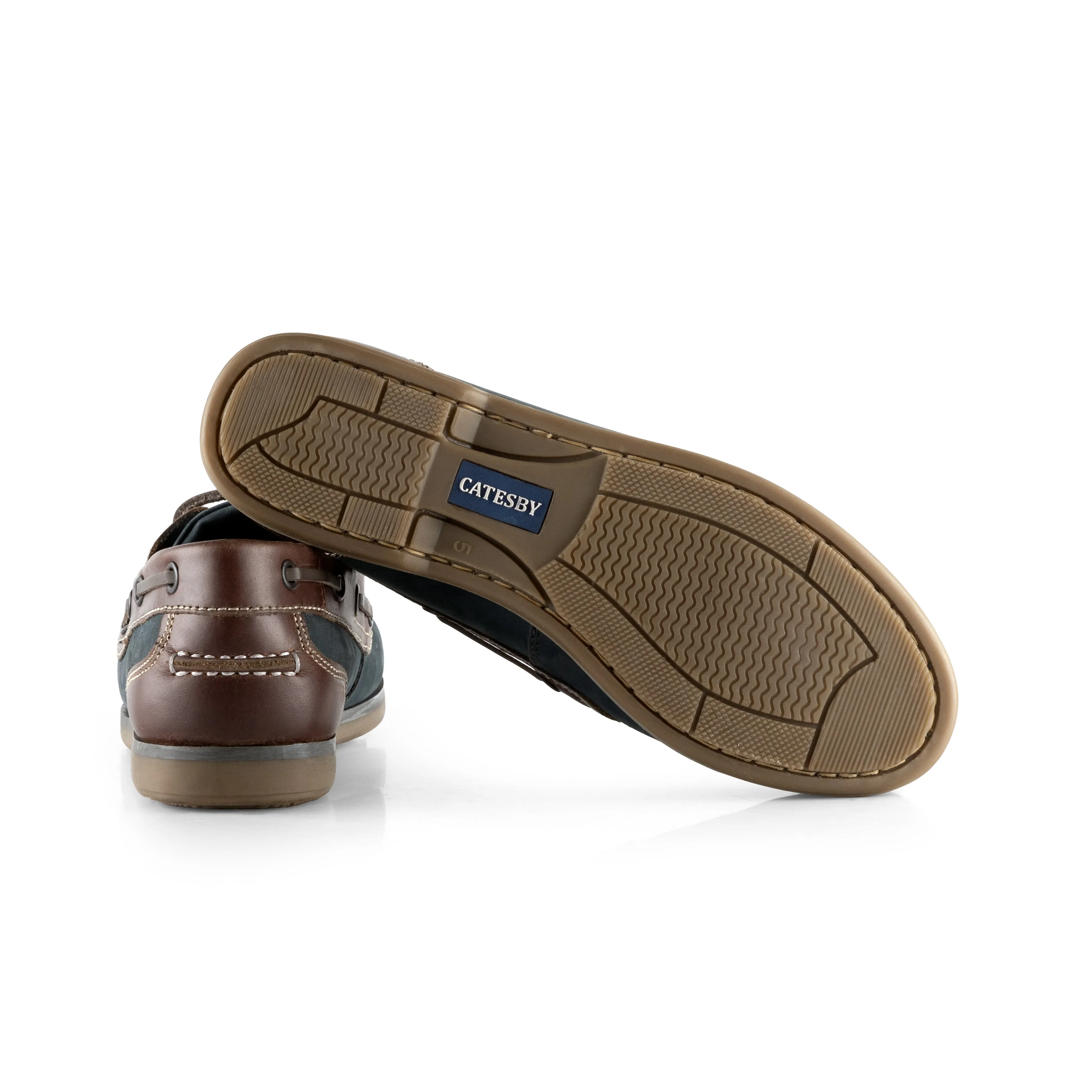 Pippa Women's Boat Shoes - NAVY BROWN