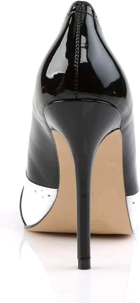 Pleaser Women's AMU26/B-W dress Pump