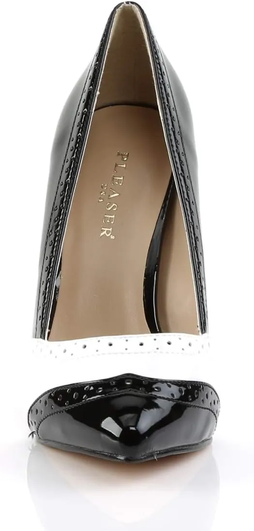 Pleaser Women's AMU26/B-W dress Pump