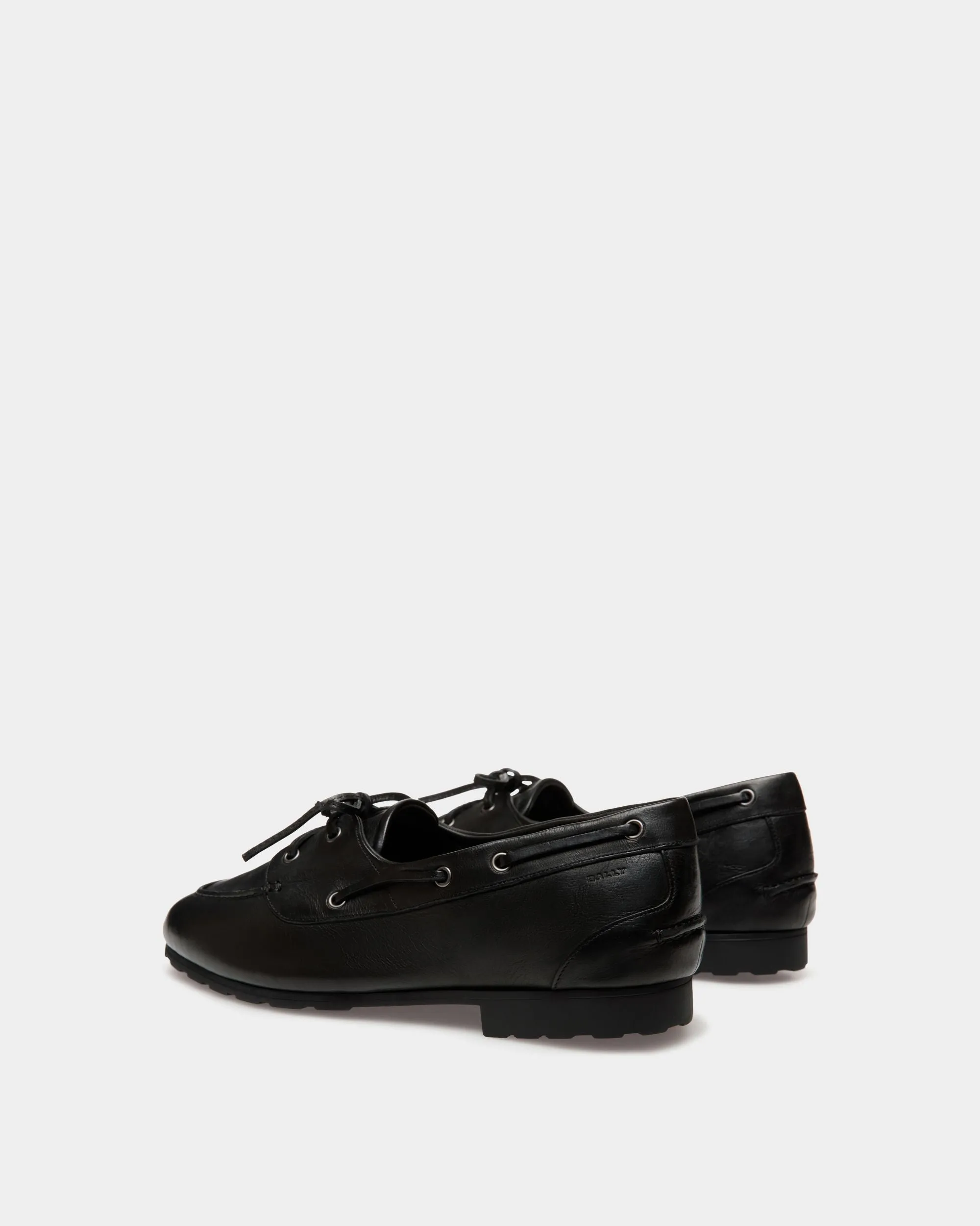 Plume Loafer In Black Leather
