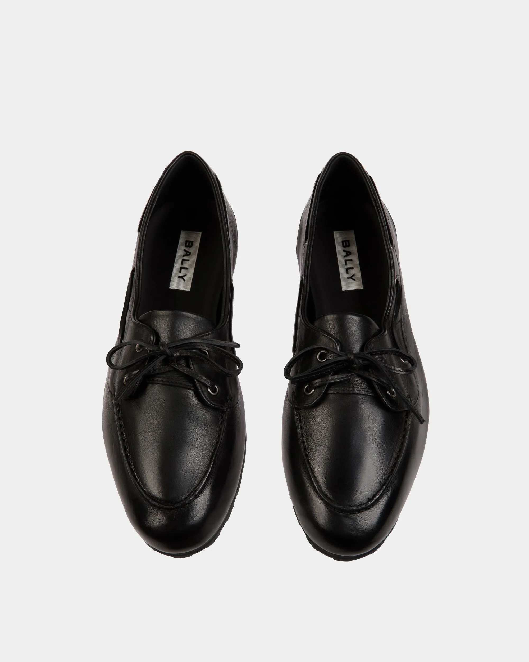 Plume Loafer In Black Leather