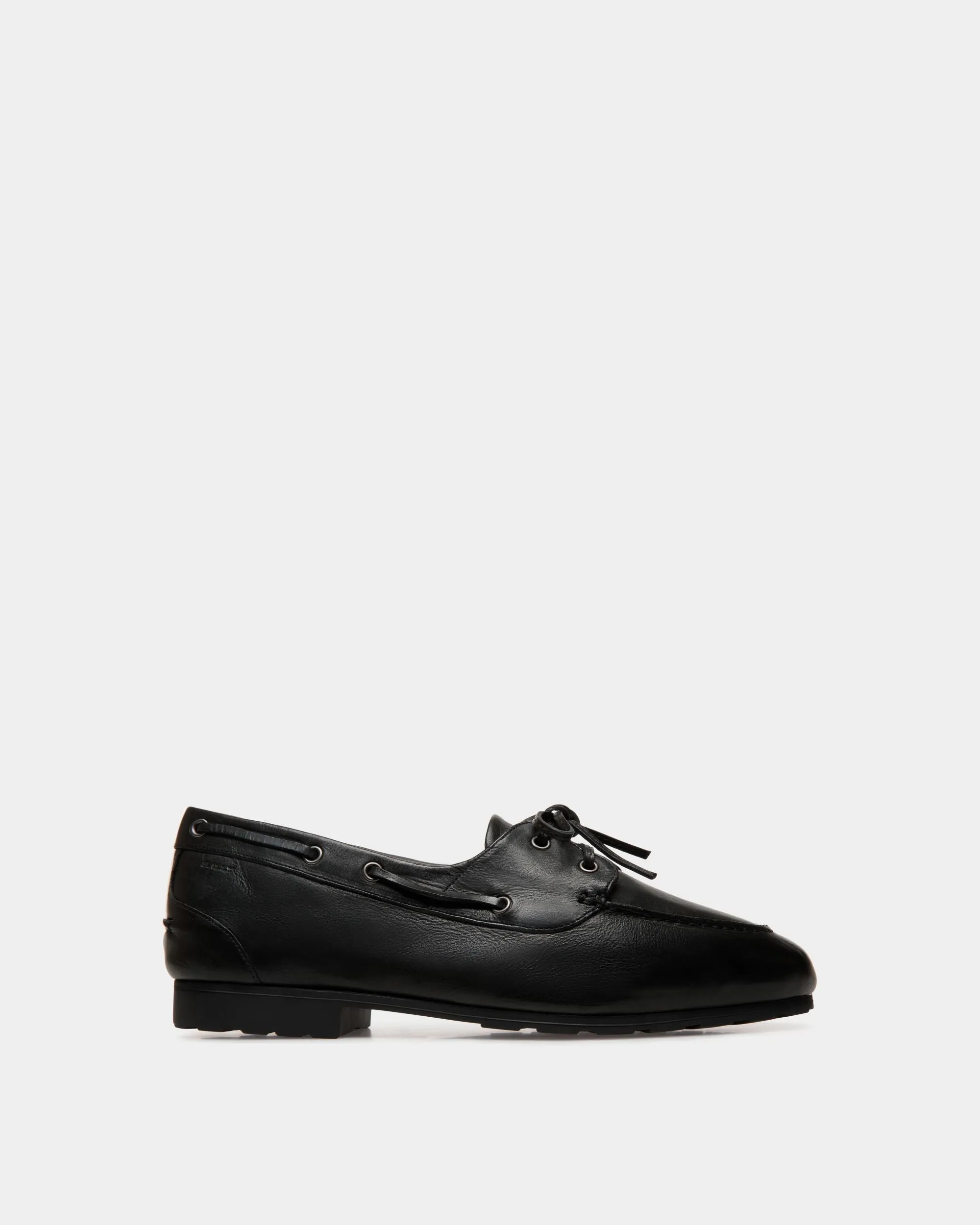 Plume Loafer In Black Leather