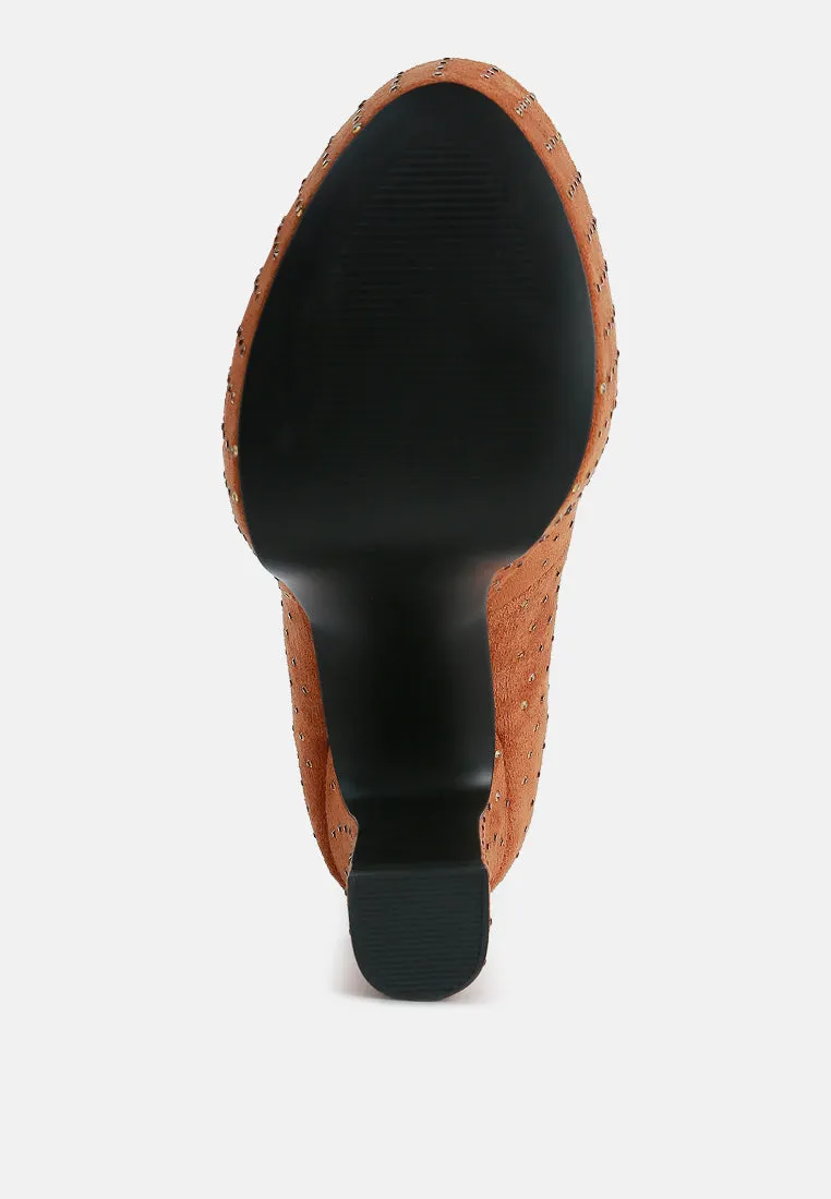 Poppins Glinting Platform High Pumps By Ruw