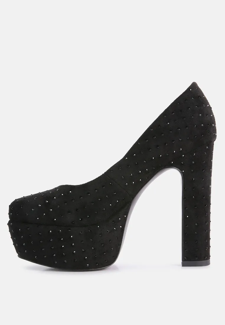 Poppins Glinting Platform High Pumps By Ruw