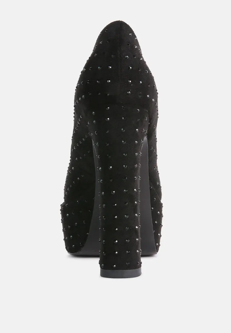Poppins Glinting Platform High Pumps By Ruw