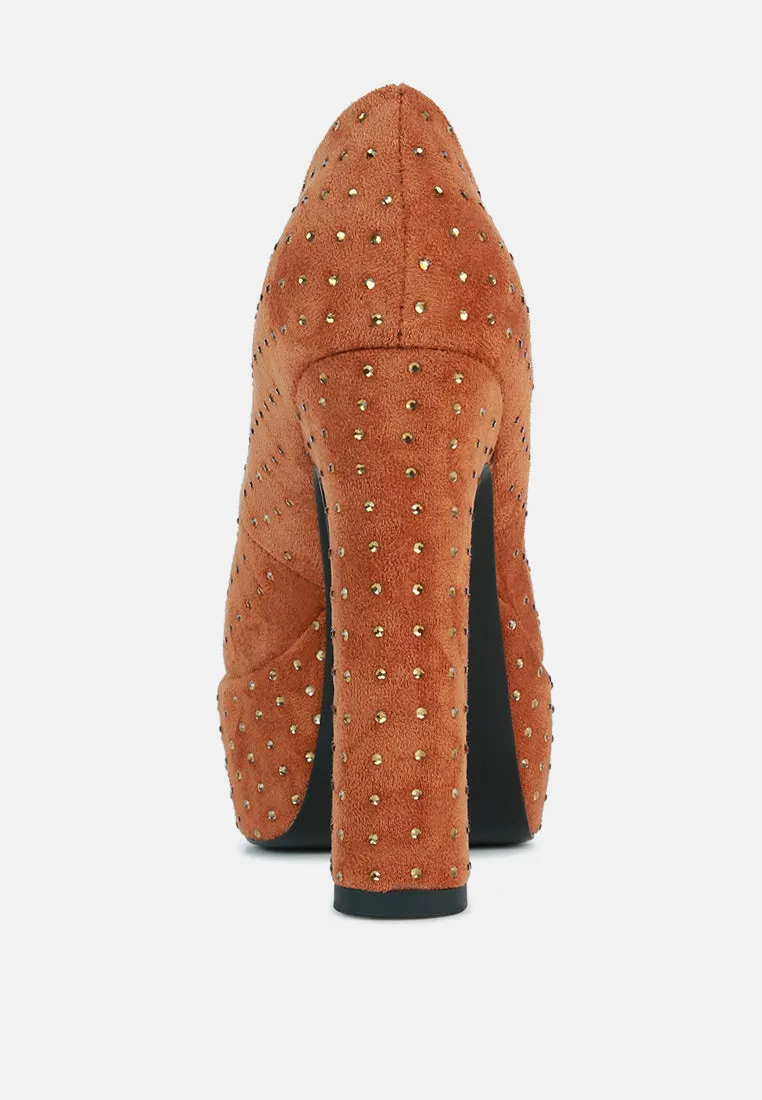 Poppins Glinting Platform High Pumps By Ruw