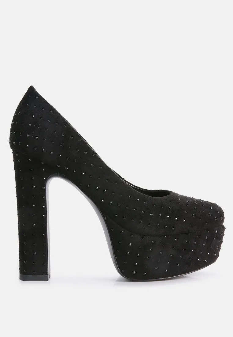 Poppins Glinting Platform High Pumps By Ruw