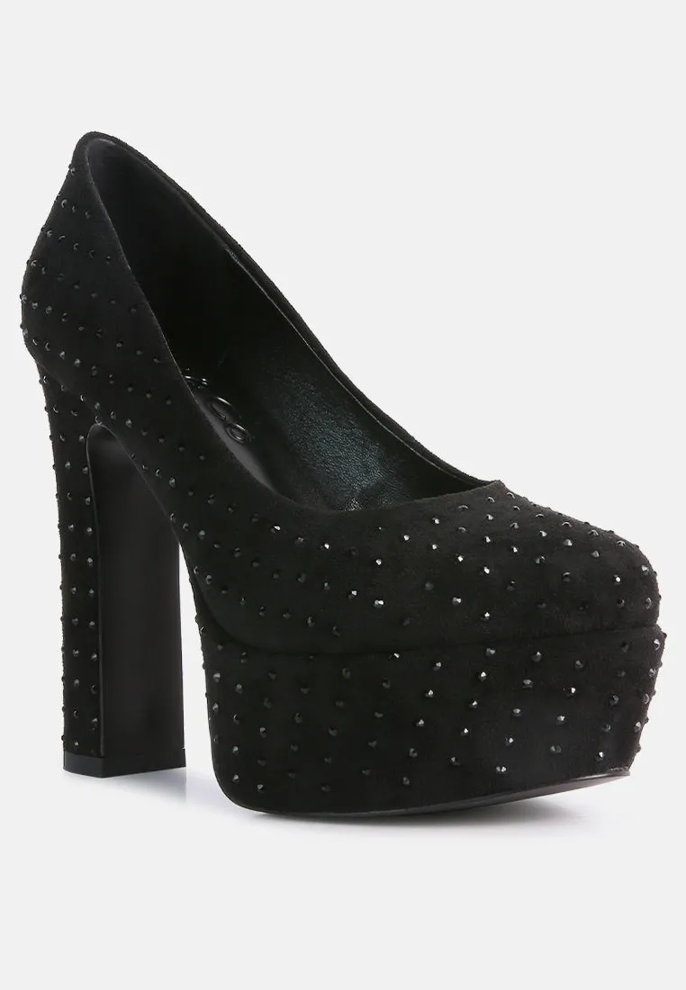 Poppins Glinting Platform High Pumps By Ruw