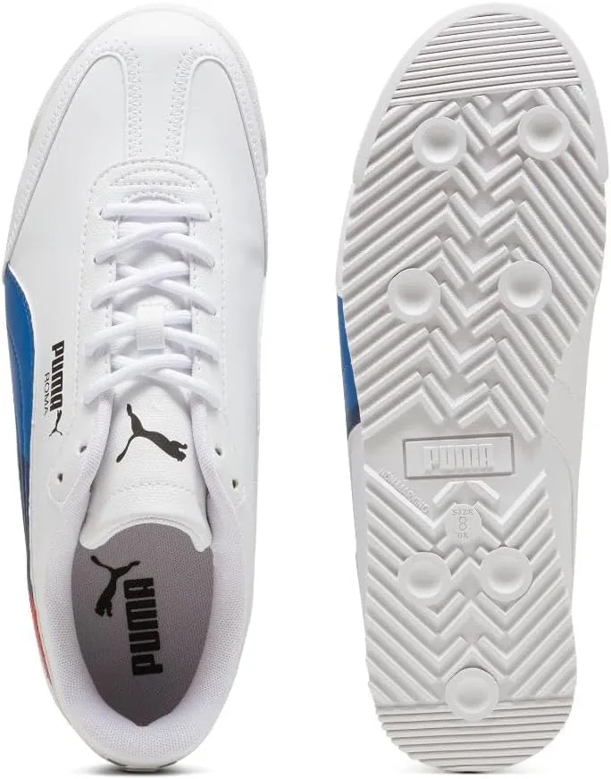 PUMA Men's BMW Motorsport Roma Via Shoes, White-Cool Cobalt, 11