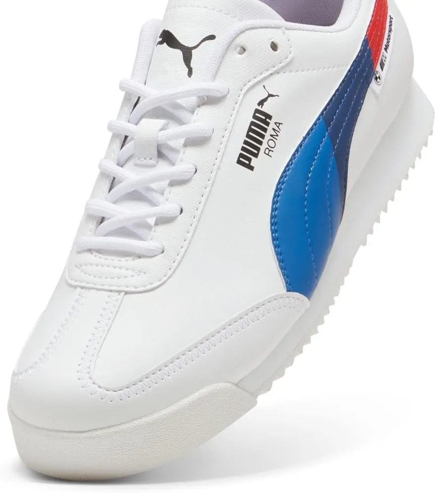 PUMA Men's BMW Motorsport Roma Via Shoes, White-Cool Cobalt, 11