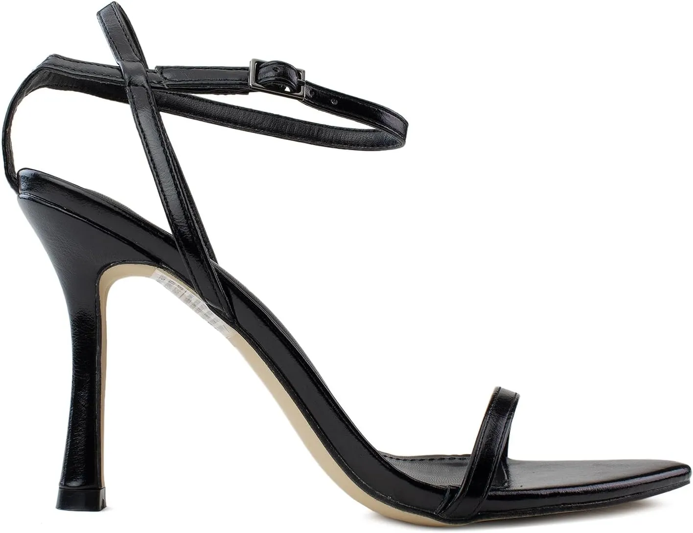 RF ROOM OF FASHION Open Pointy Toe Slingback Ankle Strap Stiletto Heel Dress Sandal Pumps