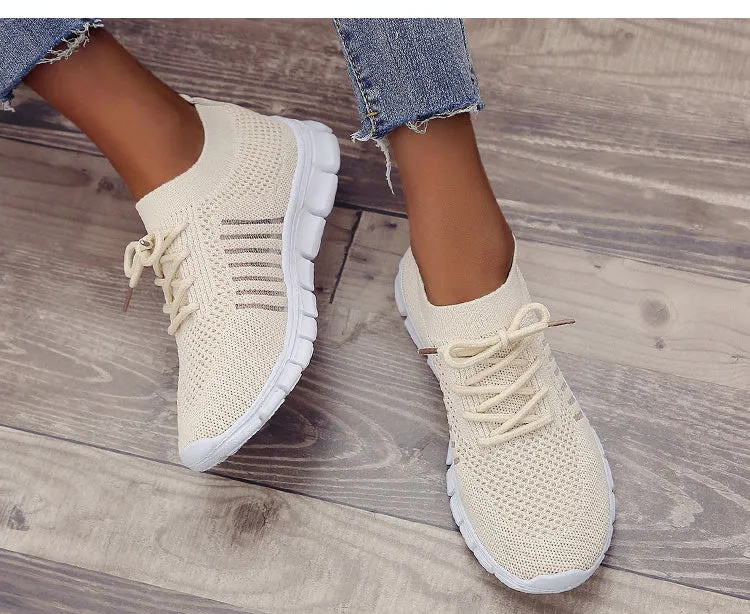 Round Toe Mesh Casual Sneaker