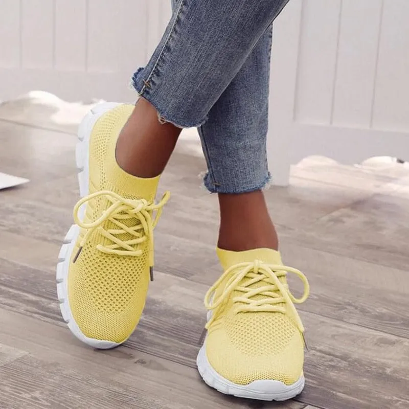 Round Toe Mesh Casual Sneaker