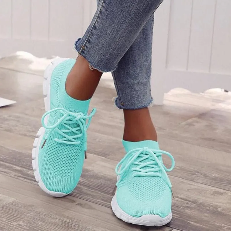 Round Toe Mesh Casual Sneaker