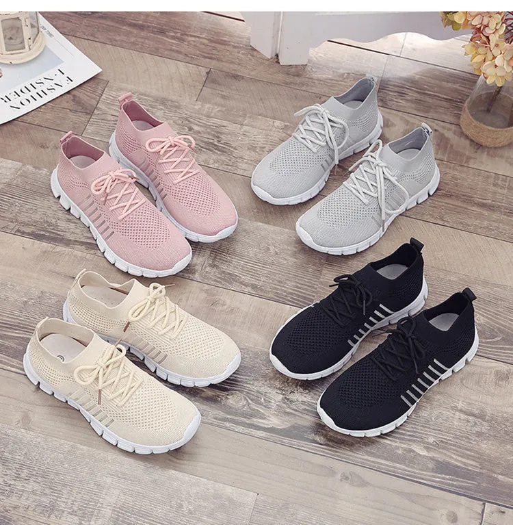 Round Toe Mesh Casual Sneaker