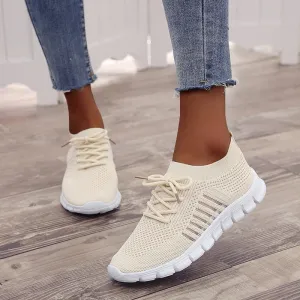 Round Toe Mesh Casual Sneaker