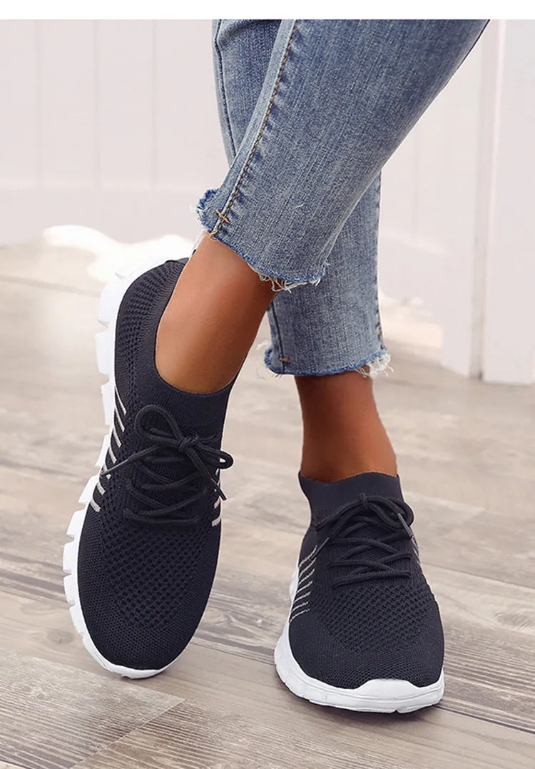 Round Toe Mesh Casual Sneaker