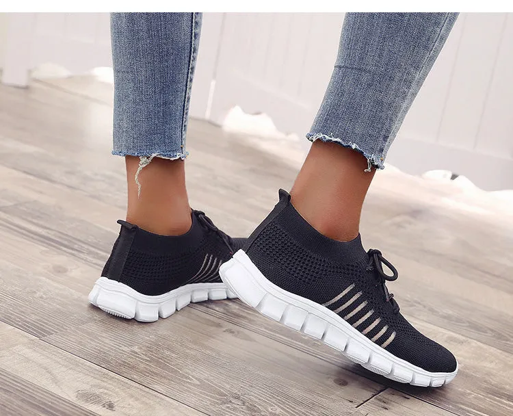 Round Toe Mesh Casual Sneaker