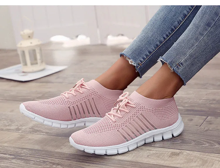 Round Toe Mesh Casual Sneaker