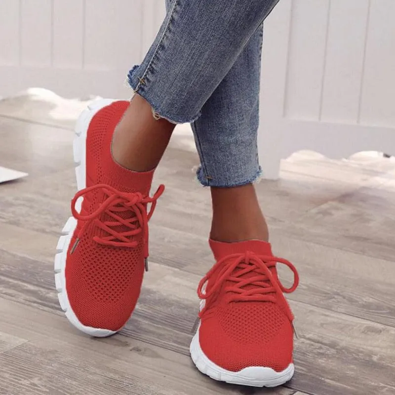 Round Toe Mesh Casual Sneaker