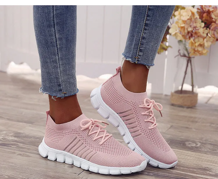 Round Toe Mesh Casual Sneaker