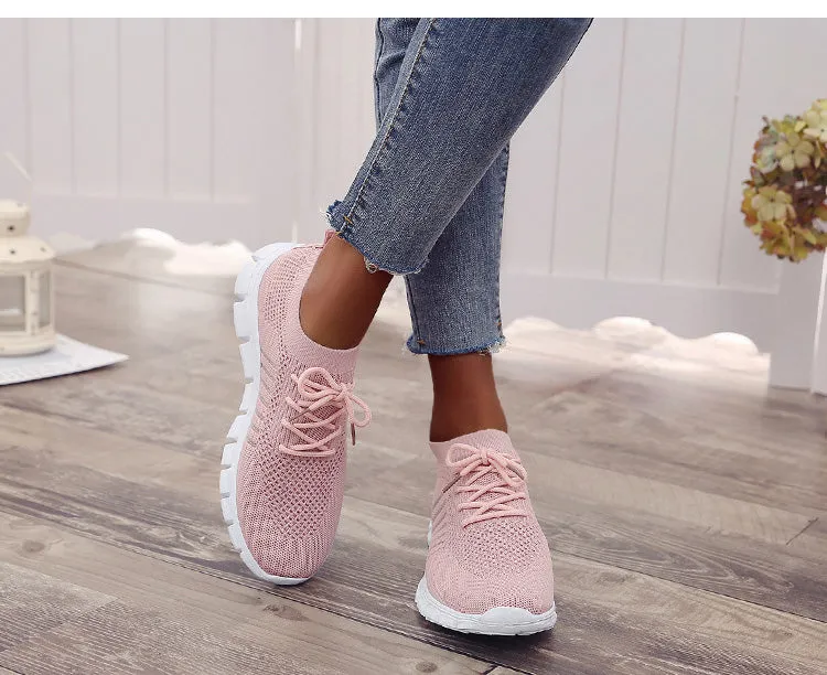Round Toe Mesh Casual Sneaker
