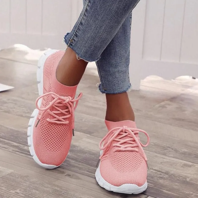 Round Toe Mesh Casual Sneaker