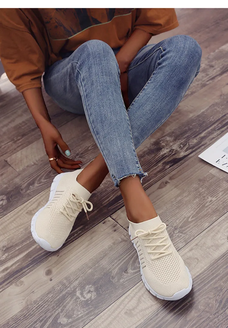 Round Toe Mesh Casual Sneaker