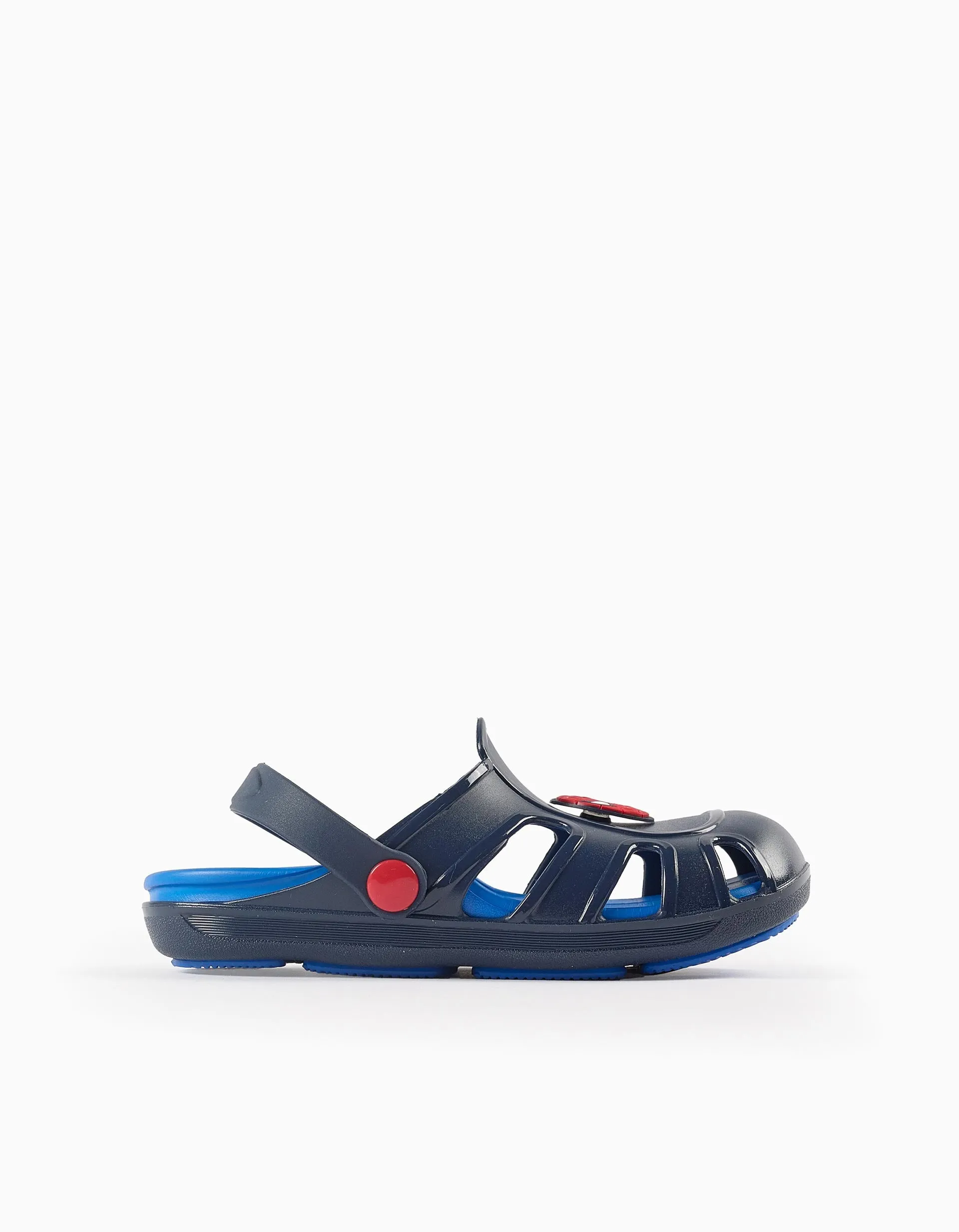 Rubber Clogs for Boys 'Spiderman', Dark Blue