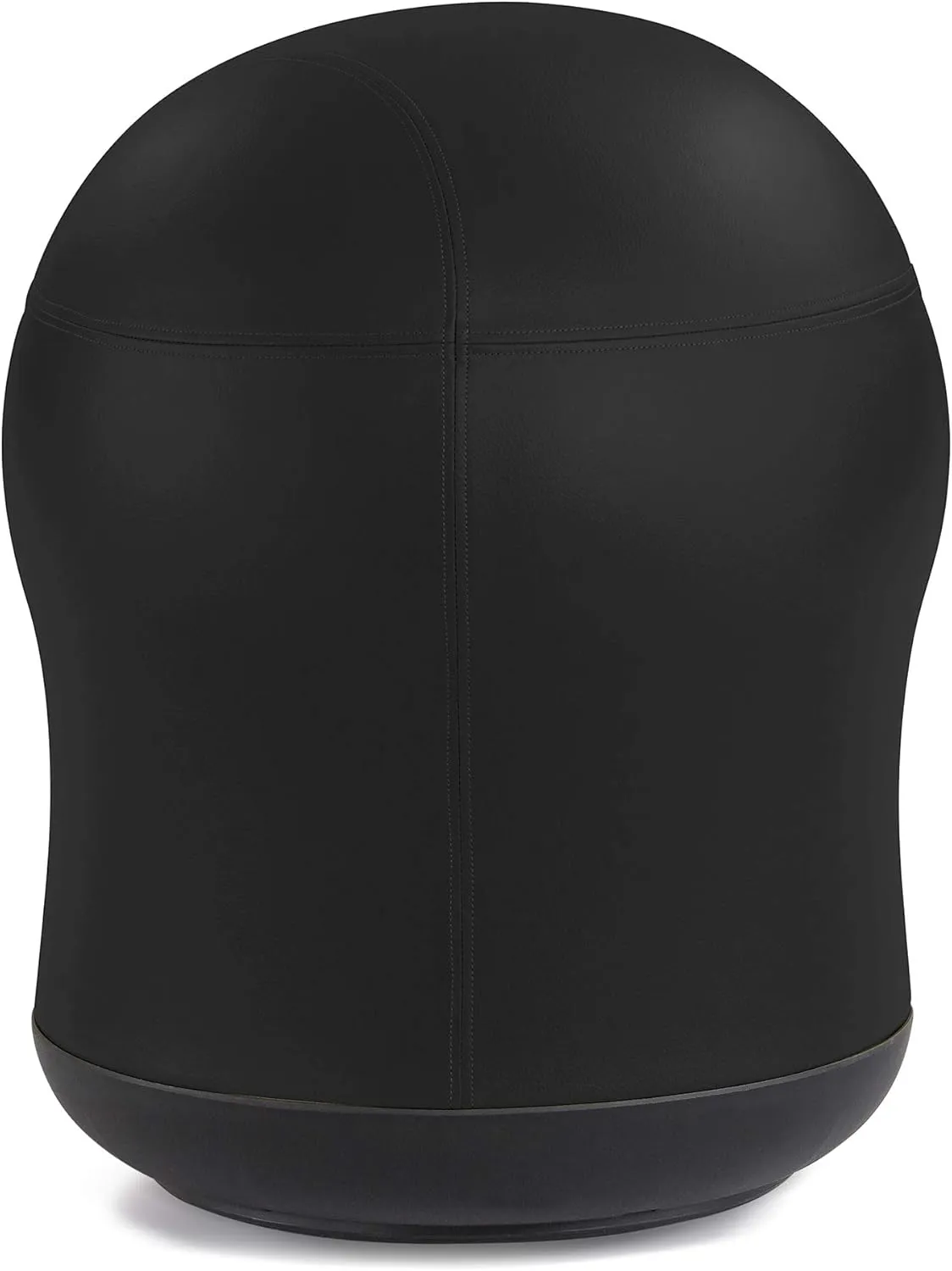 Safco Zenergy Swivel Ball Chair, Anti-Burst, Vinyl Exercise Ball Chair for Home, Office & Classroom, Ideal for K-12, Supports Active Seating, Black Vinyl