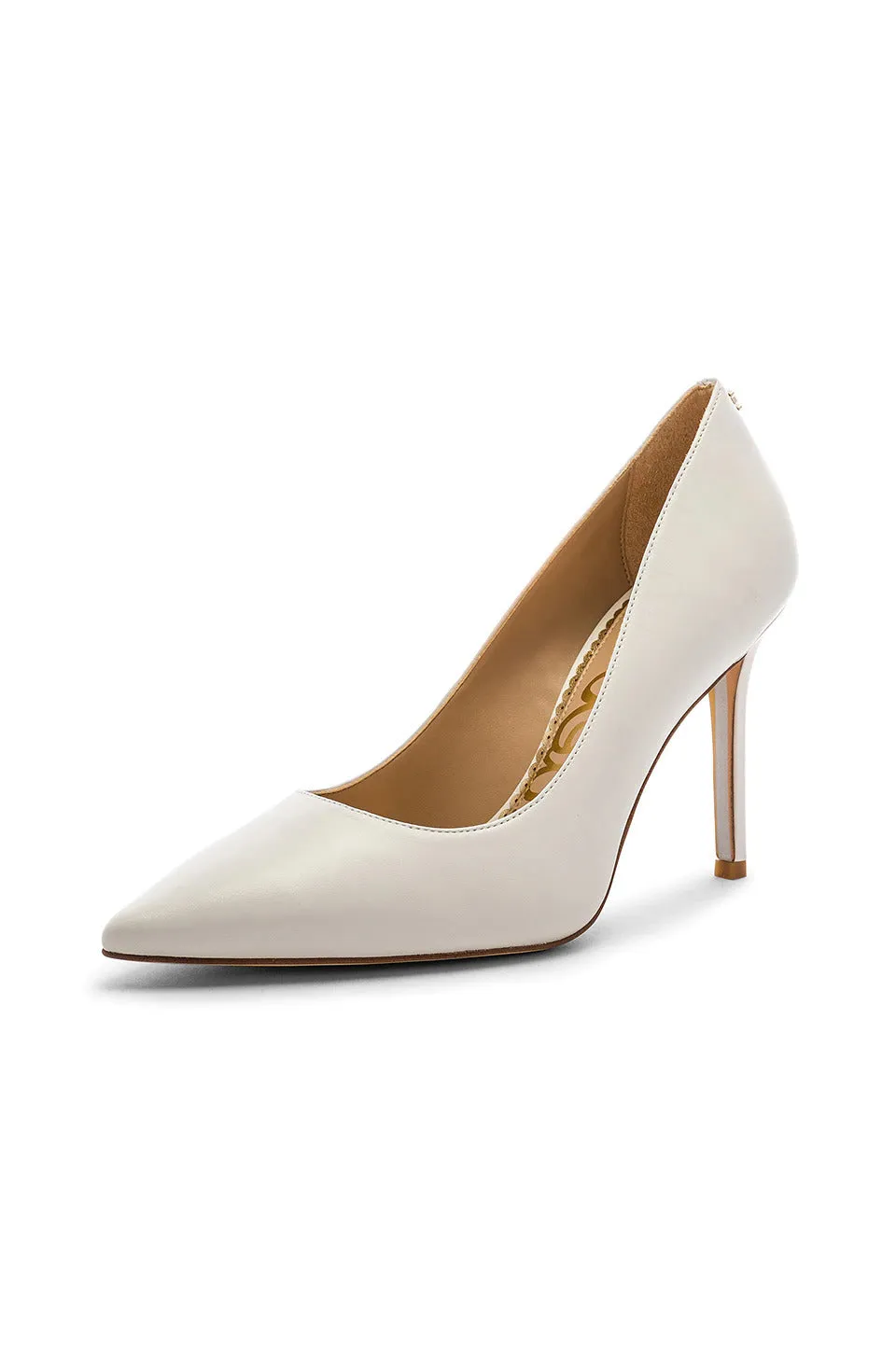 Sam Edelman Bright White Highly intuitive On Toe Fashion Heel Hazel Stiletto Pointed Slip Multi-buy offer Pumps