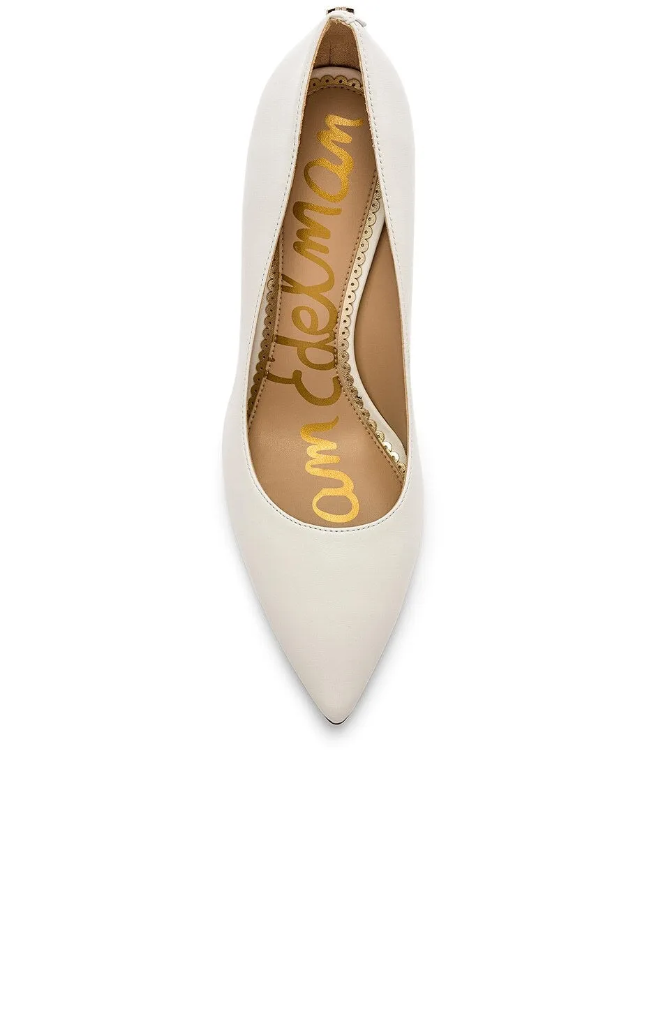 Sam Edelman Bright White Highly intuitive On Toe Fashion Heel Hazel Stiletto Pointed Slip Multi-buy offer Pumps