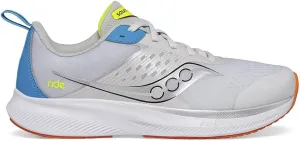 Saucony Ride Kidz Sneaker, Grey/Blue/Citron, 1 US Unisex Big Kid