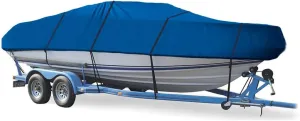 SBU Blue Boat Cover Compatible for MAXUM 1800 SR3 BR I/O 2003 2004-06, Travel Storage Mooring