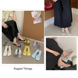 Sculpted Slide Sandals