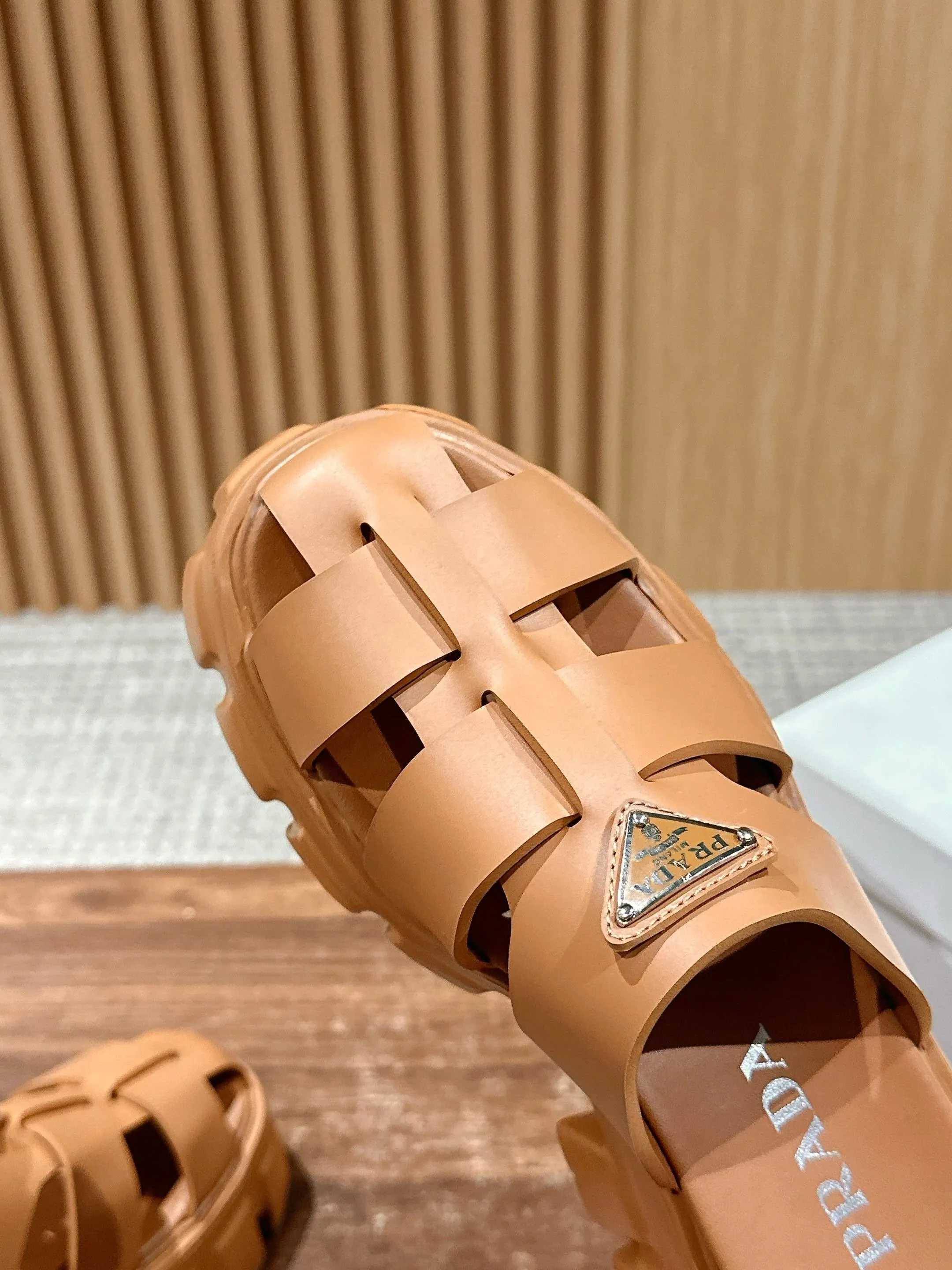 SE1599 Prada Monolith Rubber Mules / Size5-10