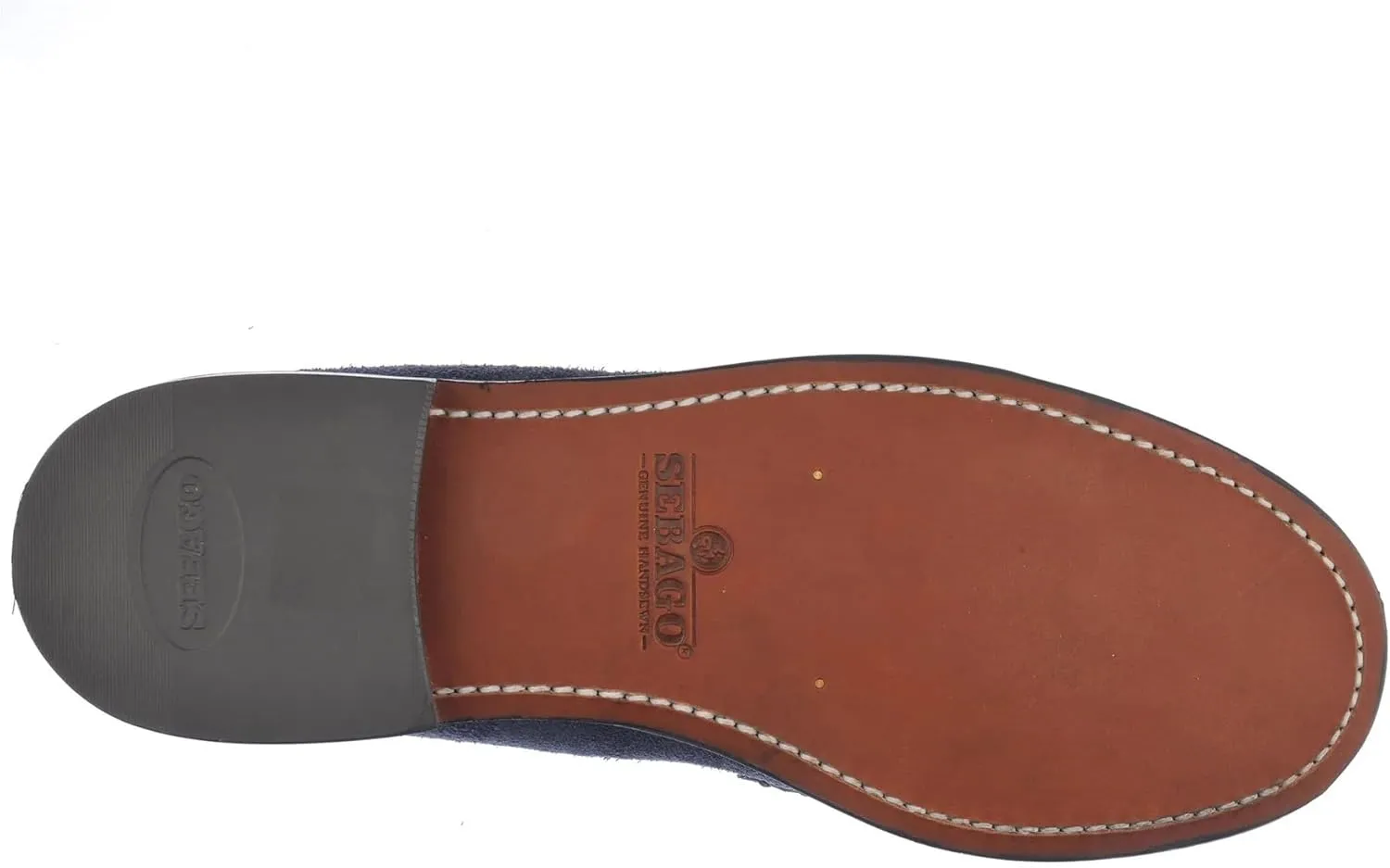 Sebago Clovehitch II FGL Waxed Boat Shoes - Leather Moccasins for Men with Breathable Mesh Panels, Anatomical EVA Midsoles, and Slip-Resistant Outsoles