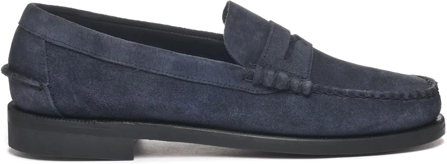 Sebago Clovehitch II FGL Waxed Boat Shoes - Leather Moccasins for Men with Breathable Mesh Panels, Anatomical EVA Midsoles, and Slip-Resistant Outsoles