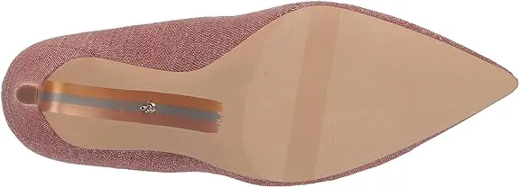 Slip Pointed Stiletto Hazel Heeled High-standard On Terracotta Rose Toe Pumps Sam Sale ends today Edelman