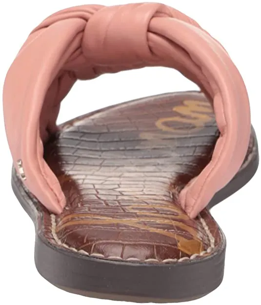 Smart-enabled Comfort Open Stylish Toe Sam Sandals Garson Slip-On Limited-time offer Rose Cali Flats Edelman