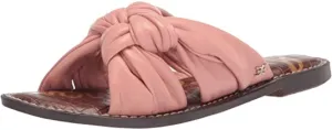 Smart-enabled Comfort Open Stylish Toe Sam Sandals Garson Slip-On Limited-time offer Rose Cali Flats Edelman