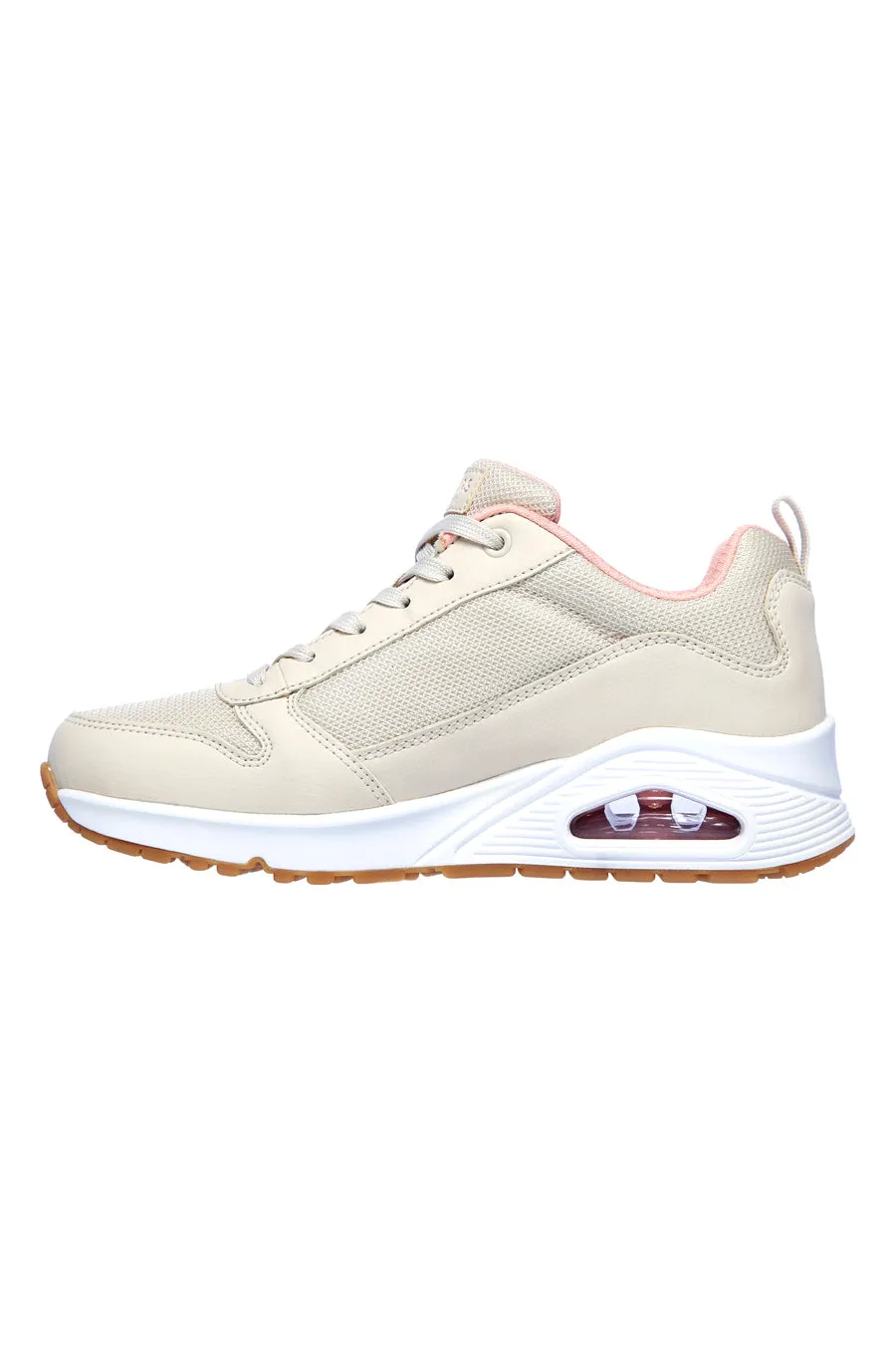 Sneakers Beige Con Memory Foam Air Cooled SKECHERS Uno - Inside Matters