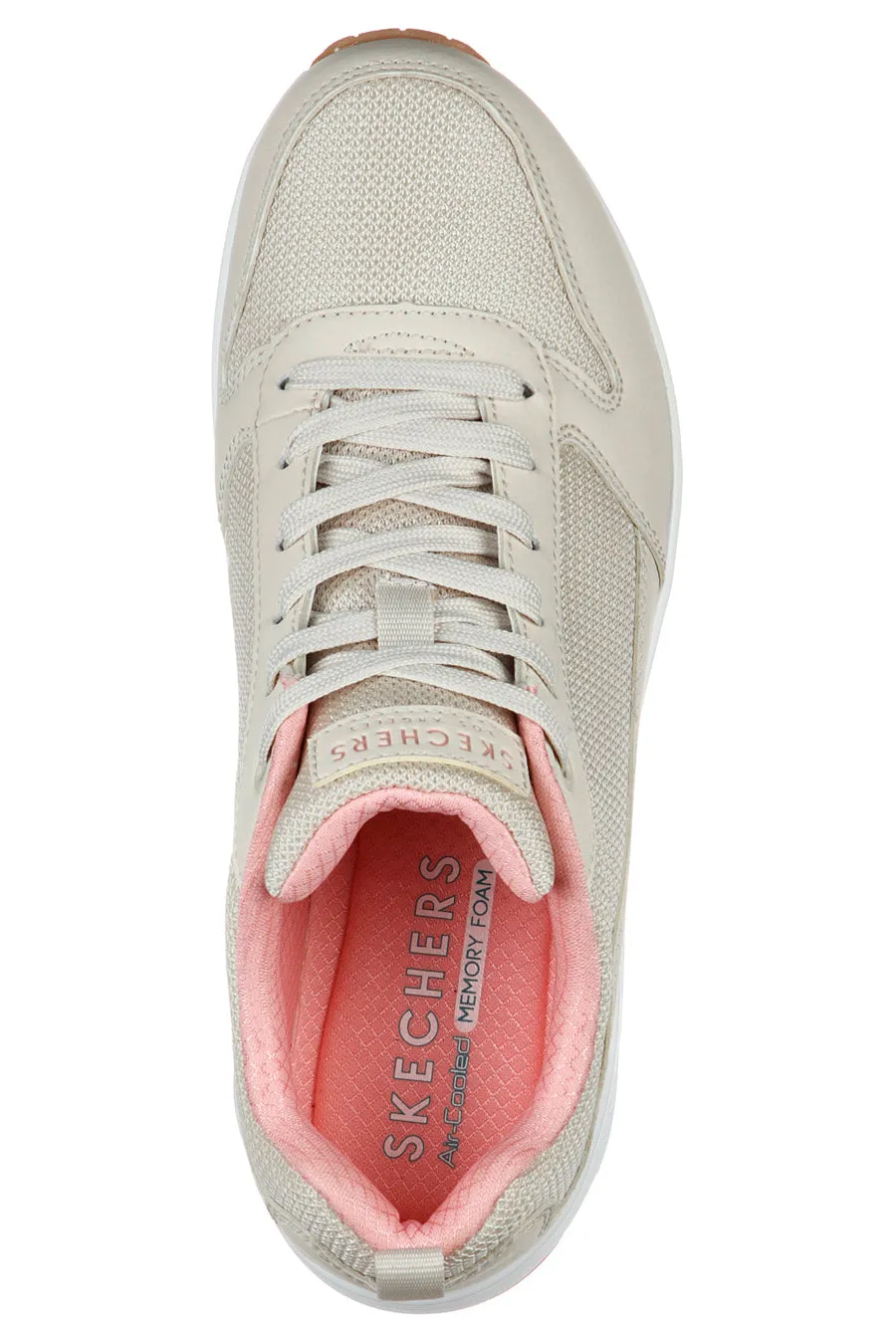 Sneakers Beige Con Memory Foam Air Cooled SKECHERS Uno - Inside Matters