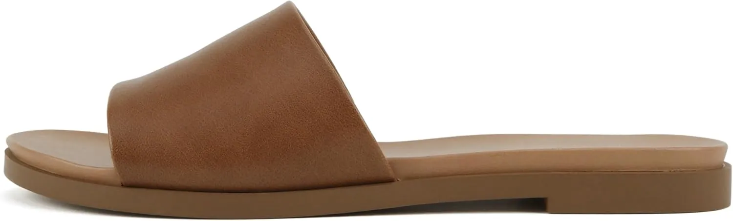 Soda “Board” ~ Women Open Round Toe Single Band Slide Sandal