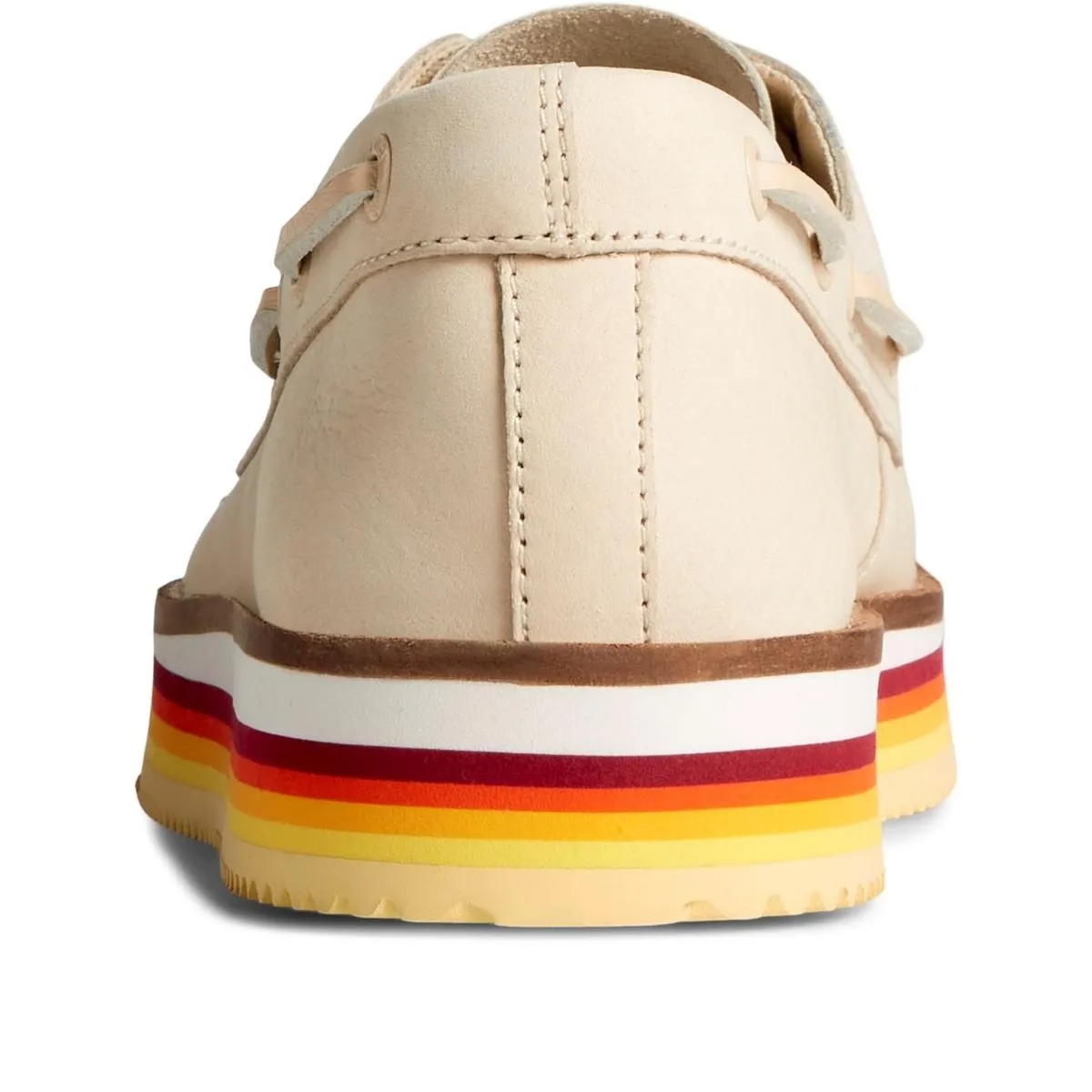 Sperry Authentic Original Stacked Boat Shoe Ivory